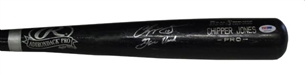 2009 Chipper Jones Game Used and Signed Adirondack Bat